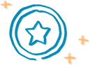 Star icon that represents Chat Improves Onboarding