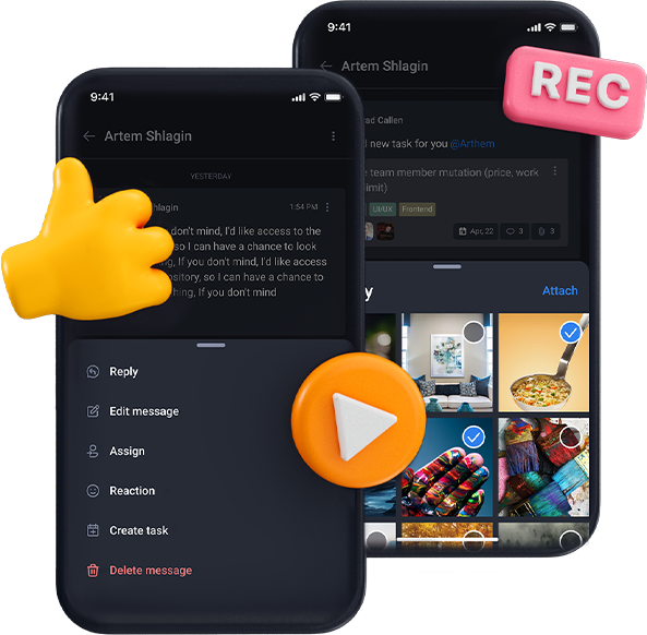 Illustration image of Treamly Chat Screen Recordings