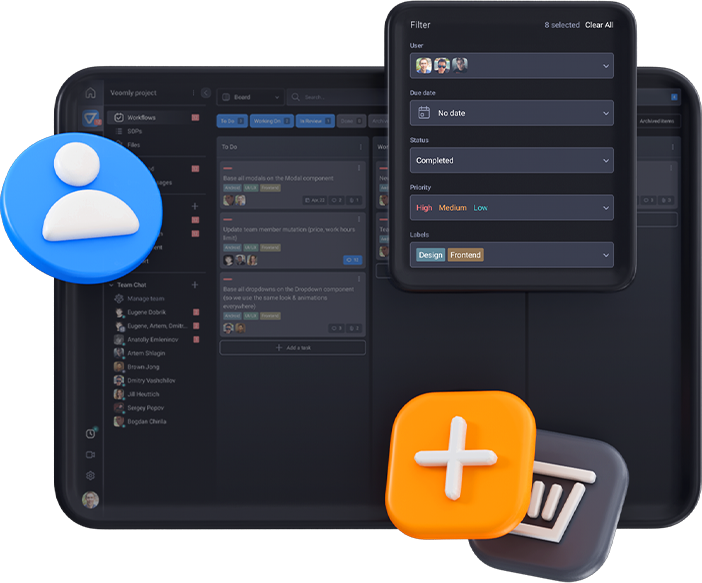 Illustration image of Teamly Custom Workflows