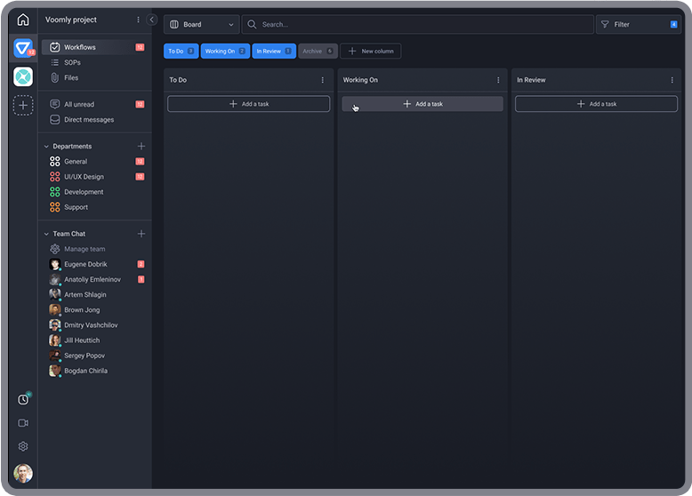 Illustration image of Managing Team Tasks with Teamly