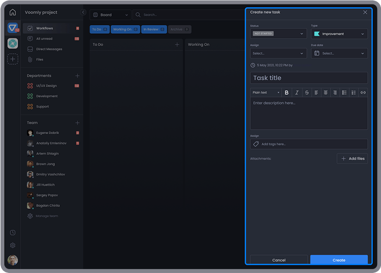 Illustration image of Managing Team Tasks with Teamly