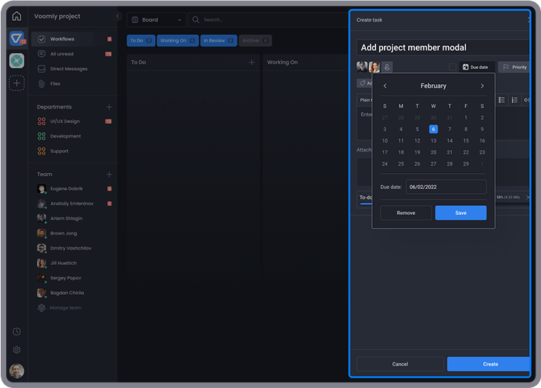 Illustration image of Managing Team Tasks with Teamly