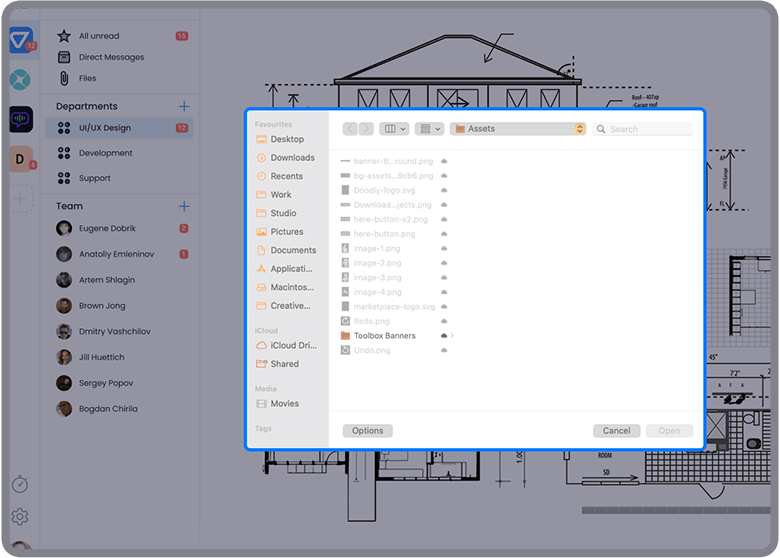 Illustration image of Teamly Screen Recording Process