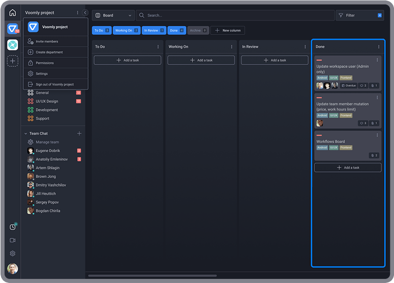 Illustration image of Managing Team Tasks with Teamly