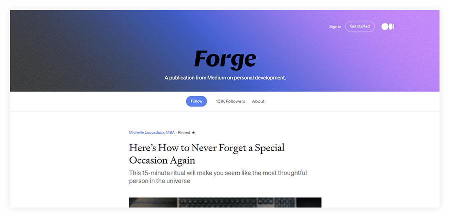 Forge on Medium