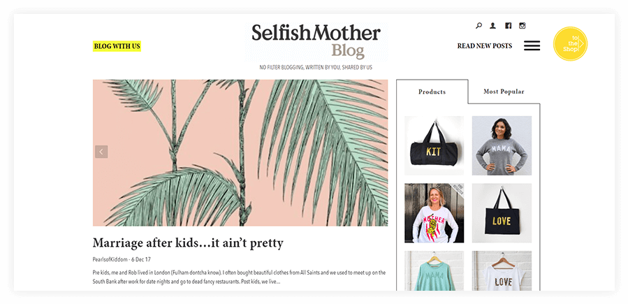 The Selfish Mother Blog