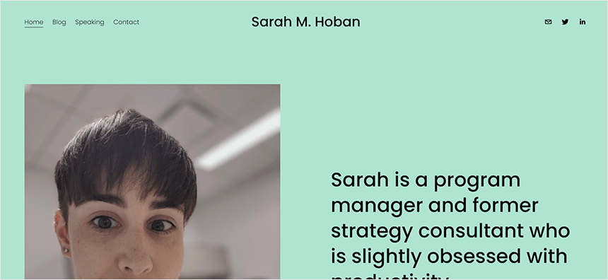 Sarah M Hoban