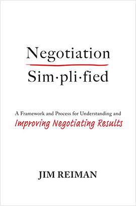 Negotiation Simplified Book by Jim Reiman