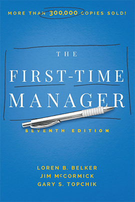 The First-Time Manager - The Book by Jim McCormick