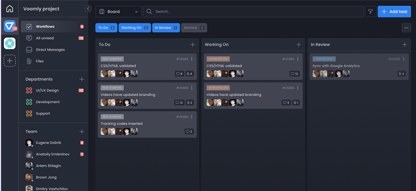 Image represents Teamly Dashboard