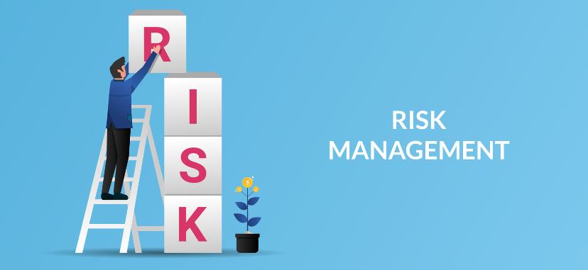 Illustration represents risk management.