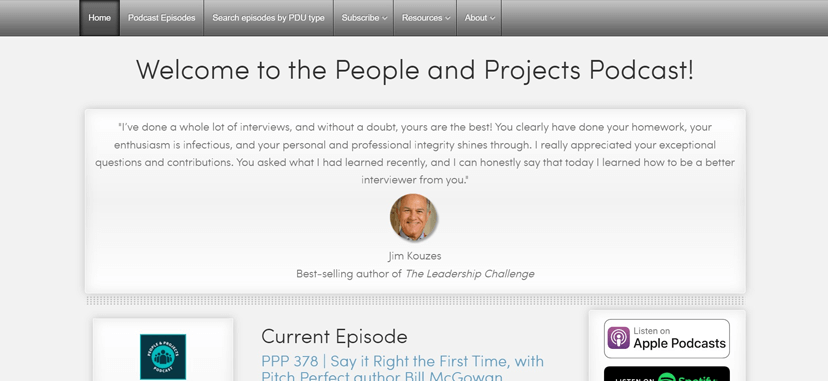 People and Projects Podcast