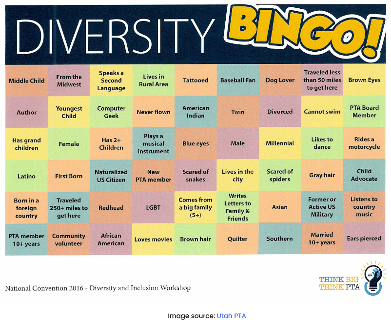 Diversity Bingo