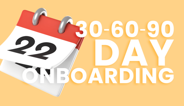 30-60-90 Day Onboarding Kanban Board Template