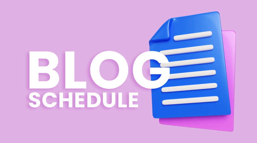 Image represents Blog Schedule Template