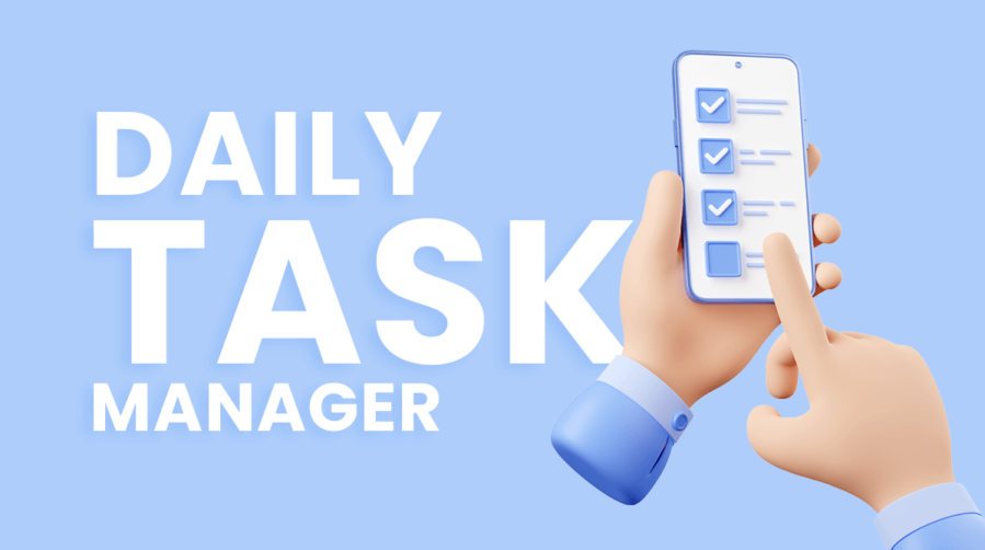 Illustration image of Daily Task Manager Template