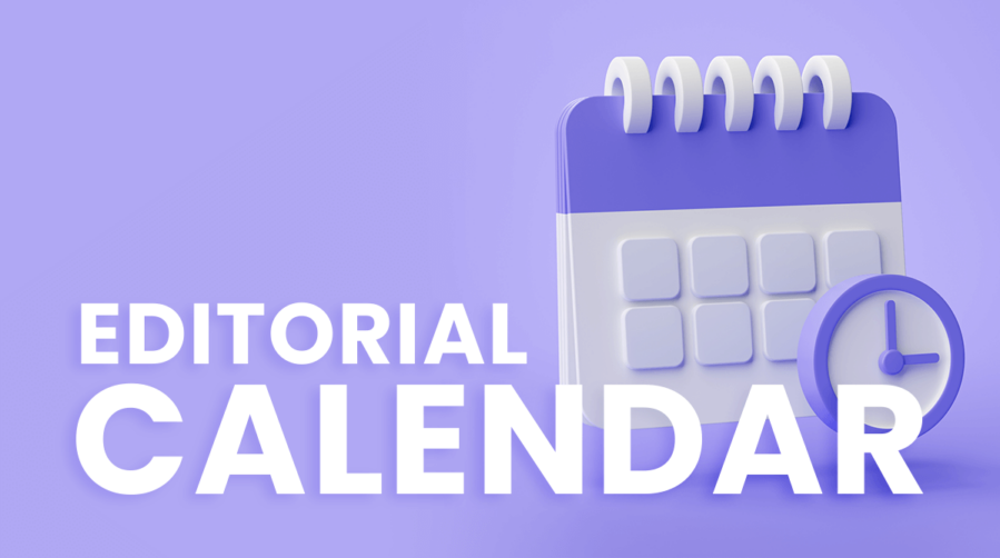 Image Represents Editorial Calendar Template