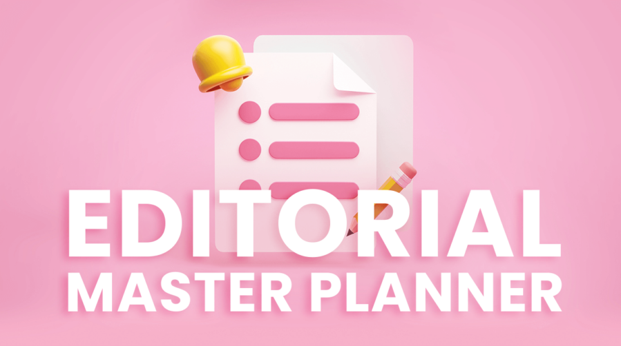 Image represents Editorial Master Planner