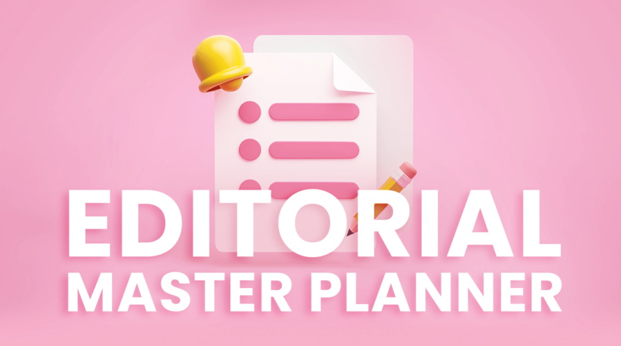 Master Calendar Kanban Board Template Image represents Editorial Master Planner