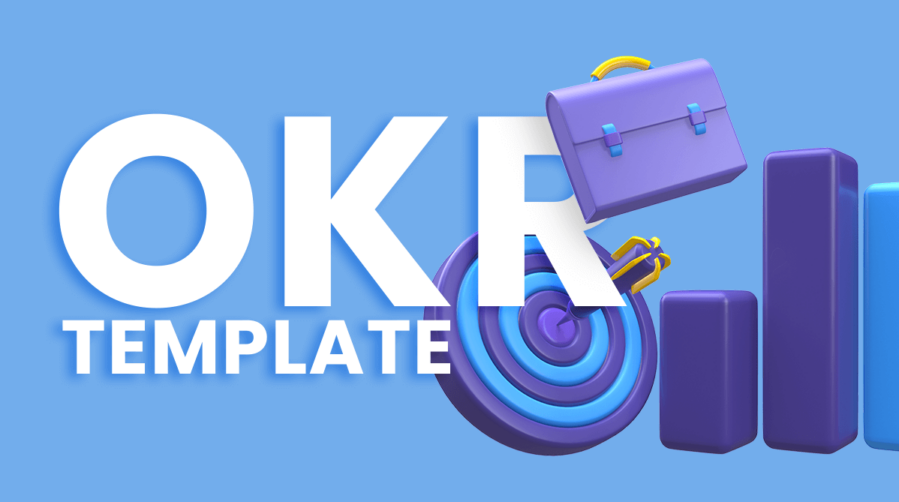 Illustration image of OKR Template