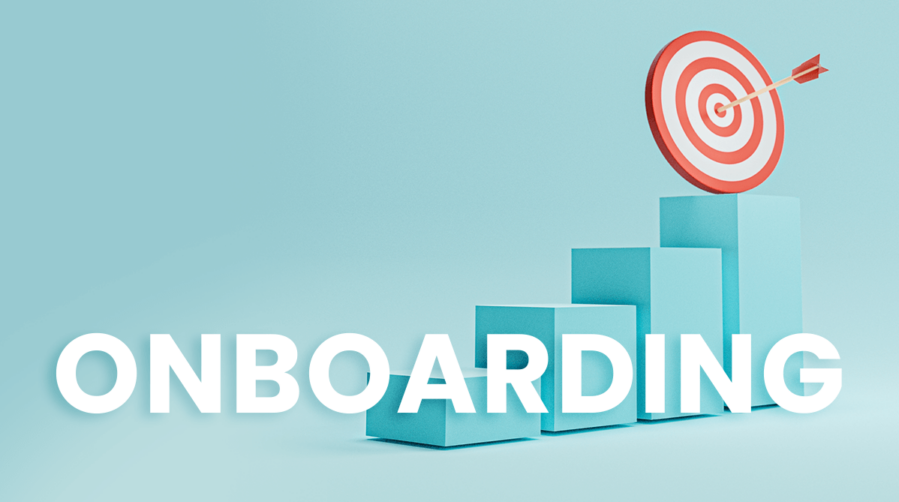 Image indicates Onboarding Management Template