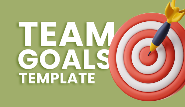 Team Goals Kanban Board Template