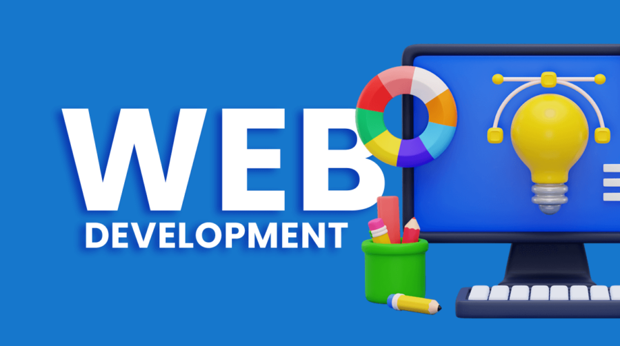 Illustration image of Web Development Overview Template