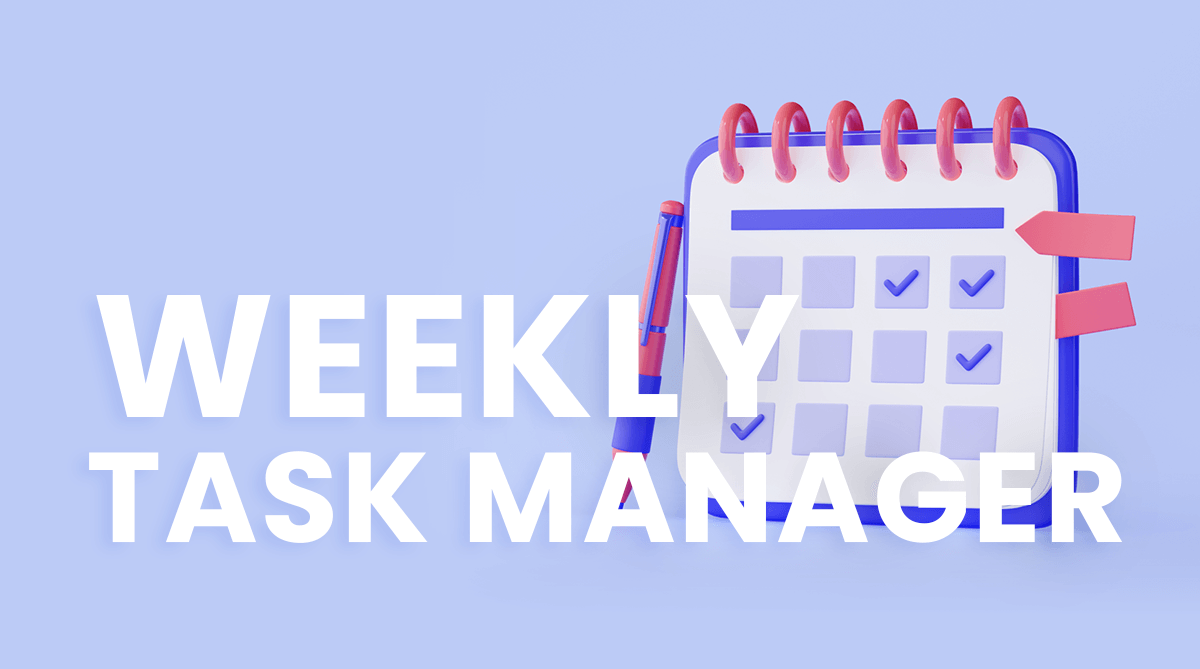 Weekly Task Manager Kanban Board Template | Free Teamly Templates