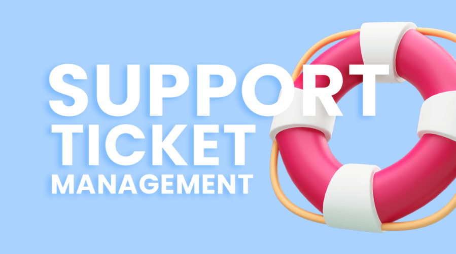 Image represents Support Ticket Management Template