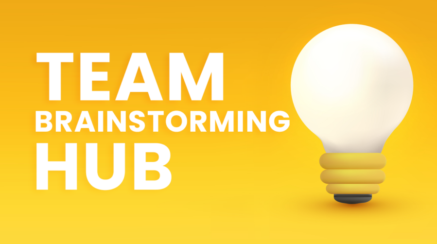 Image represents Team Brainstorming Hub Template