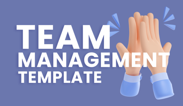Team Management Template
