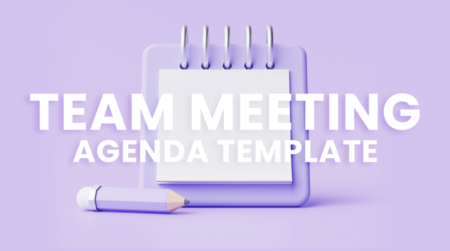 Image represents Team Meeting Agenda Template