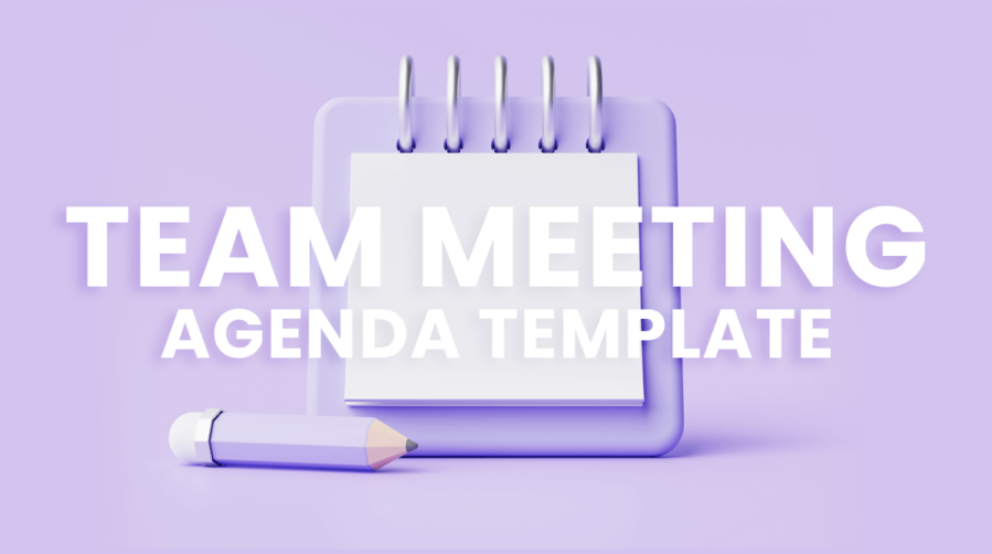 Meeting Agenda Kanban Board Template Image represents Team Meeting Agenda Template
